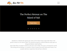 Tablet Screenshot of jepunbalivillas.com